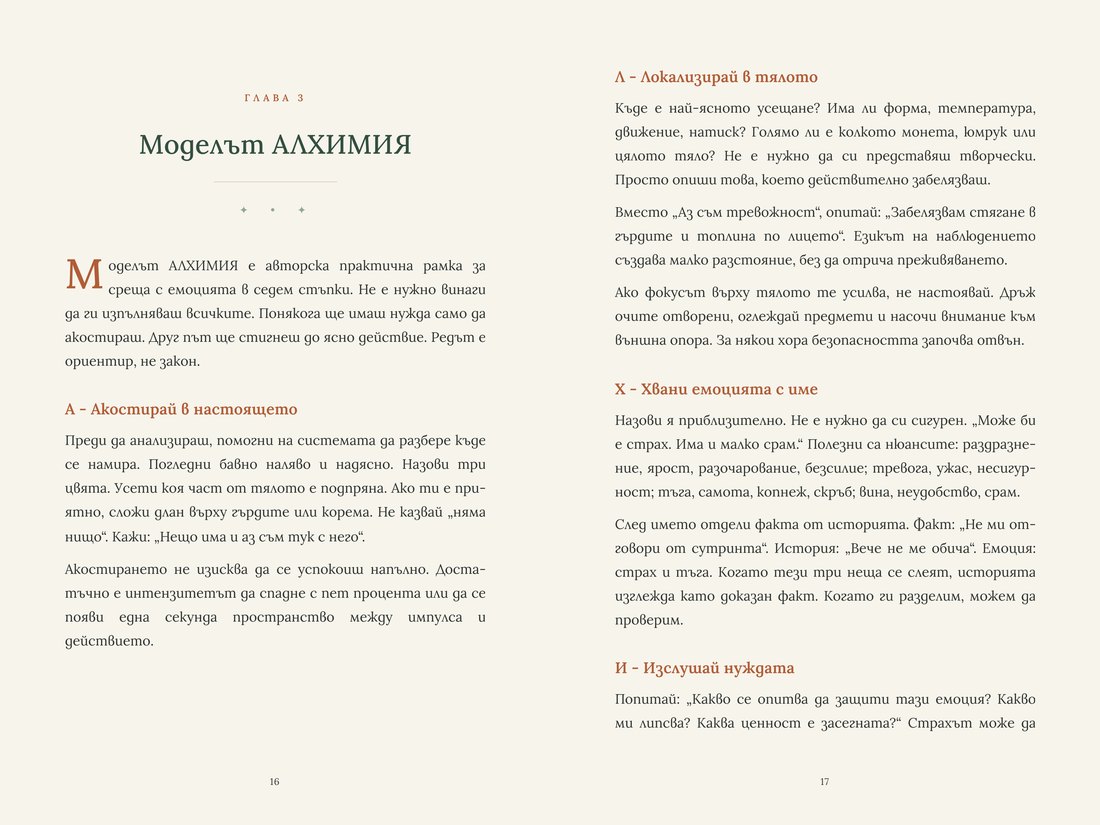 Разтвор от главата за модела АЛХИМИЯ